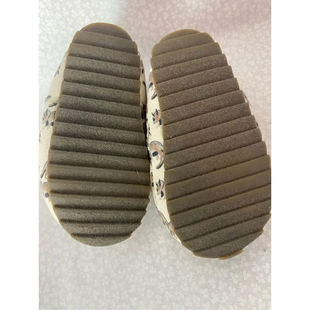 Carter's BOY’S 3/4 Toddler Extra Small True Dinosaur Indoor/ Outdoor Slippers